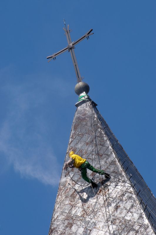 Church Roof Moss Removal