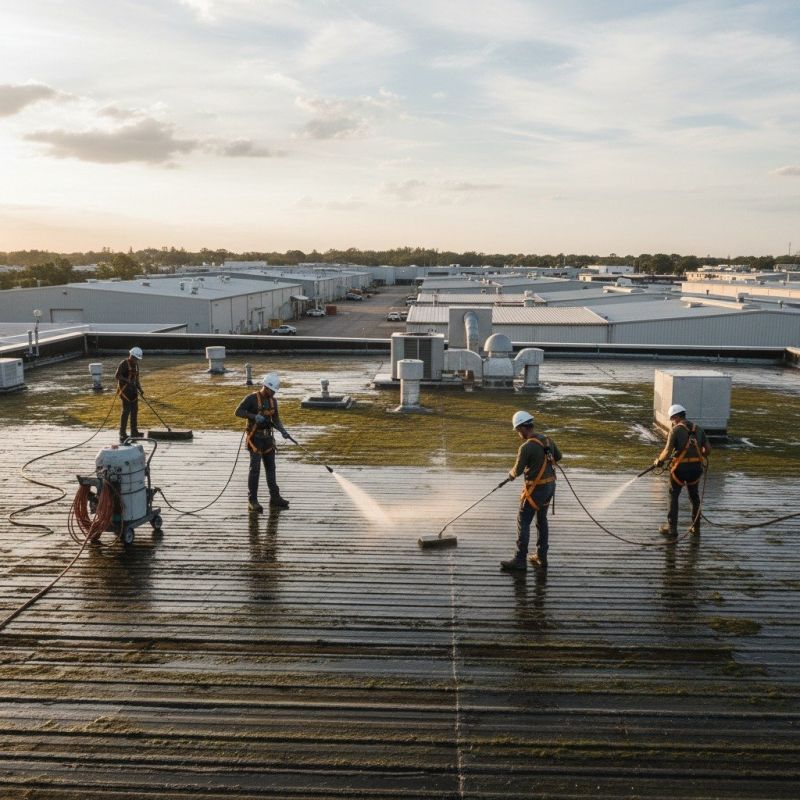 Roof Cleaning detail